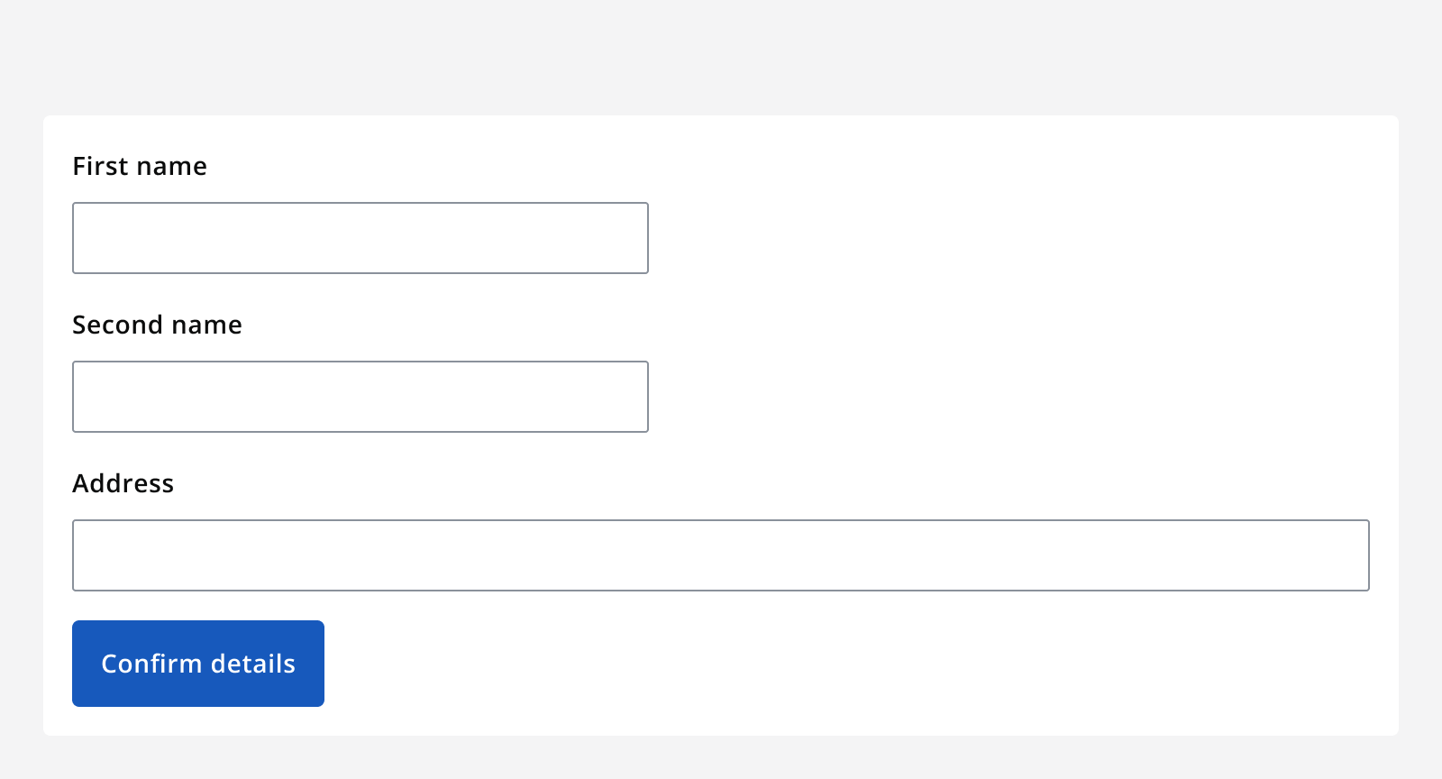 Text field - Intelligence Community Design System